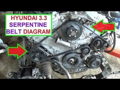 2014 hyundai santa fe belt diagram