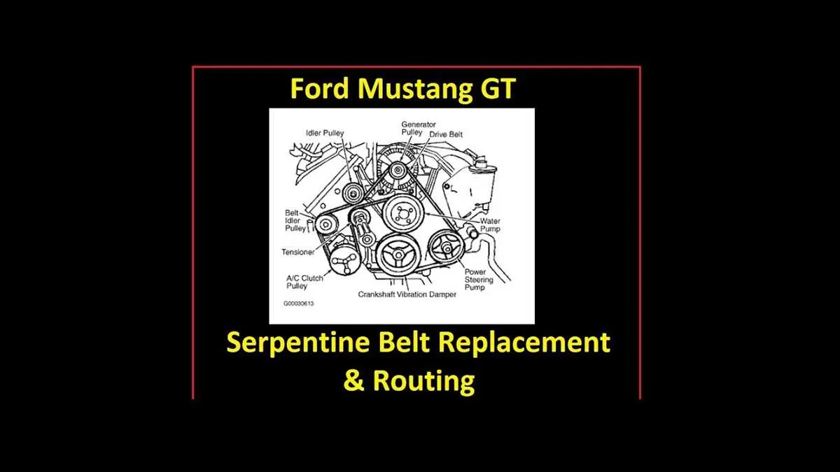 2014 mustang gt serpentine belt diagram