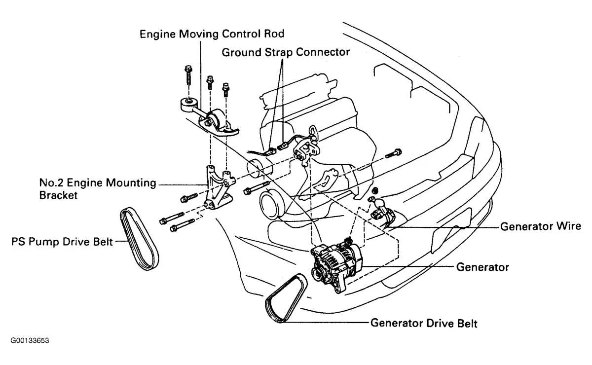 2014 toyota corolla belt diagram