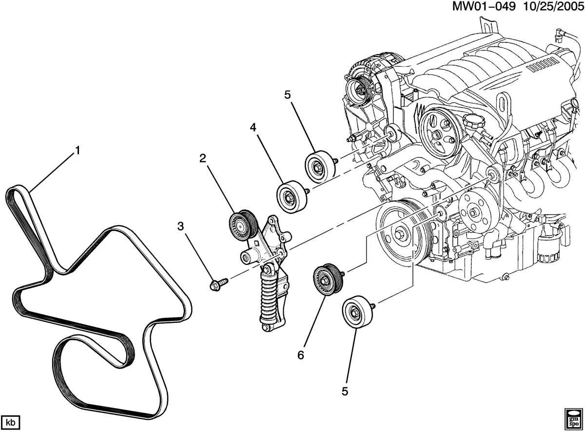 2014 traverse belt diagram