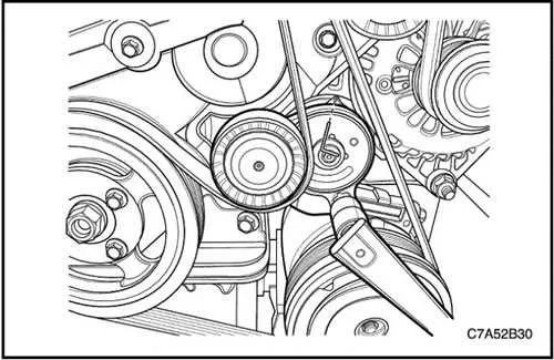 2014 chevy captiva belt diagram