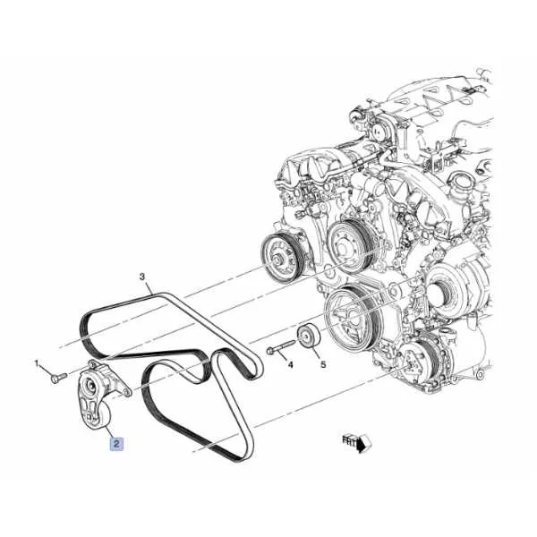 2014 chevy traverse belt diagram