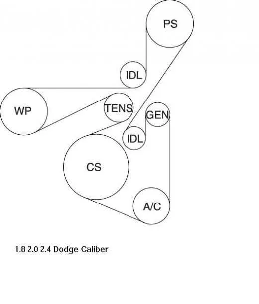 2014 dodge avenger belt diagram