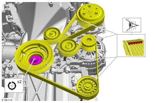 2014 ford fusion 1.5 belt diagram