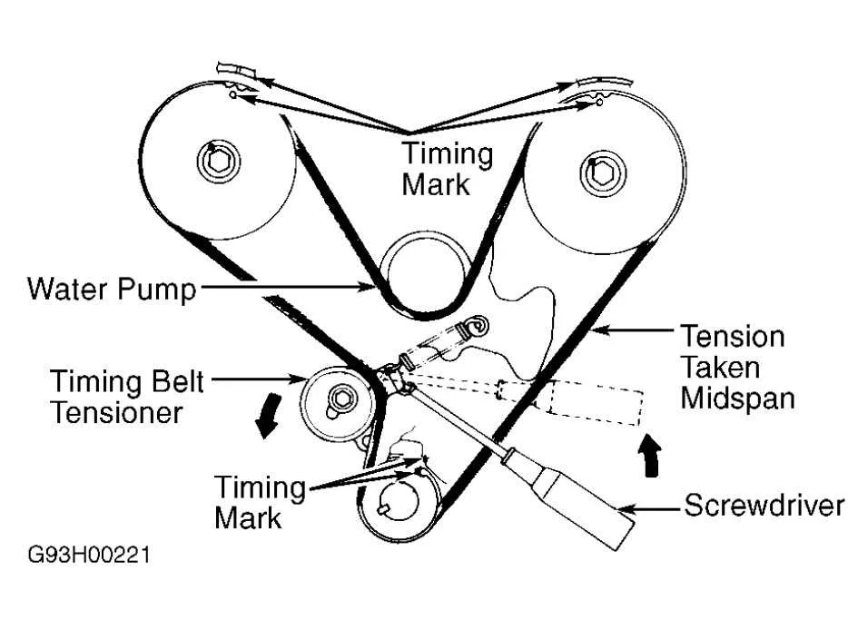 2014 mitsubishi lancer serpentine belt diagram