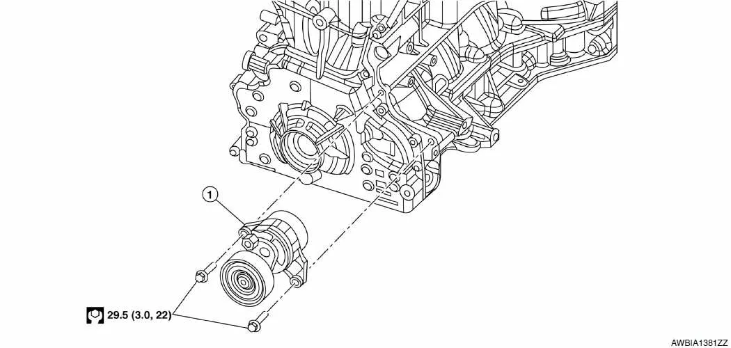2014 nissan rogue belt diagram