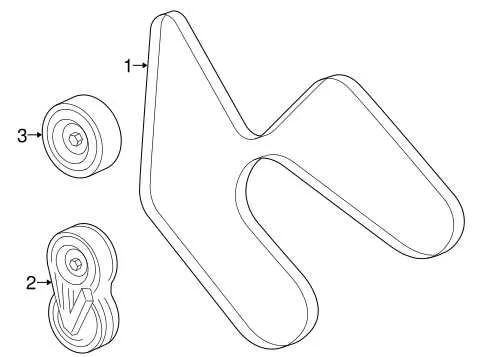 2015 ford explorer serpentine belt diagram