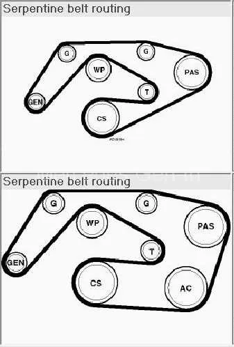 2015 ford fiesta serpentine belt diagram