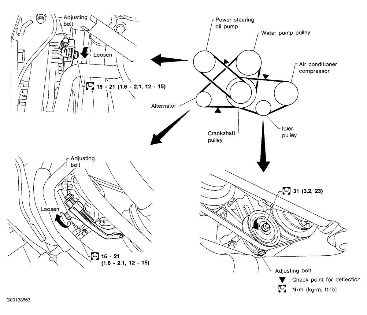 2015 nissan sentra serpentine belt diagram