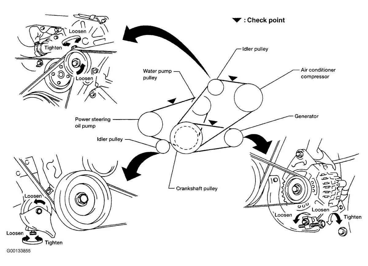 2015 nissan sentra serpentine belt diagram