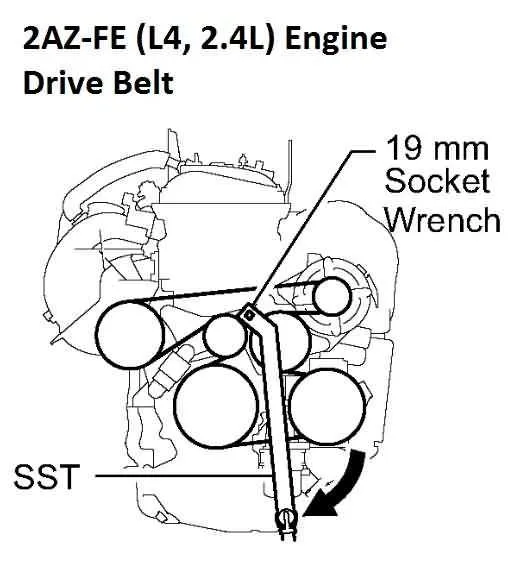 2015 toyota camry belt diagram