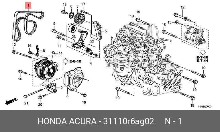 2016 honda hrv belt diagram