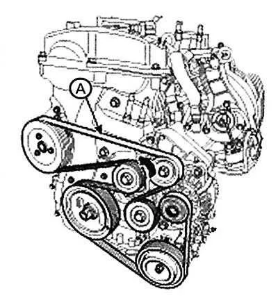 2016 kia optima 2.4 belt diagram