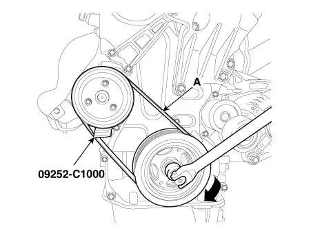 2016 kia optima serpentine belt diagram