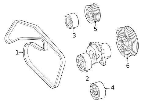 2016 mercedes sprinter fan belt diagram