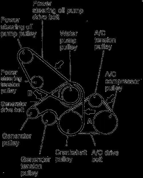 2016 toyota corolla serpentine belt diagram