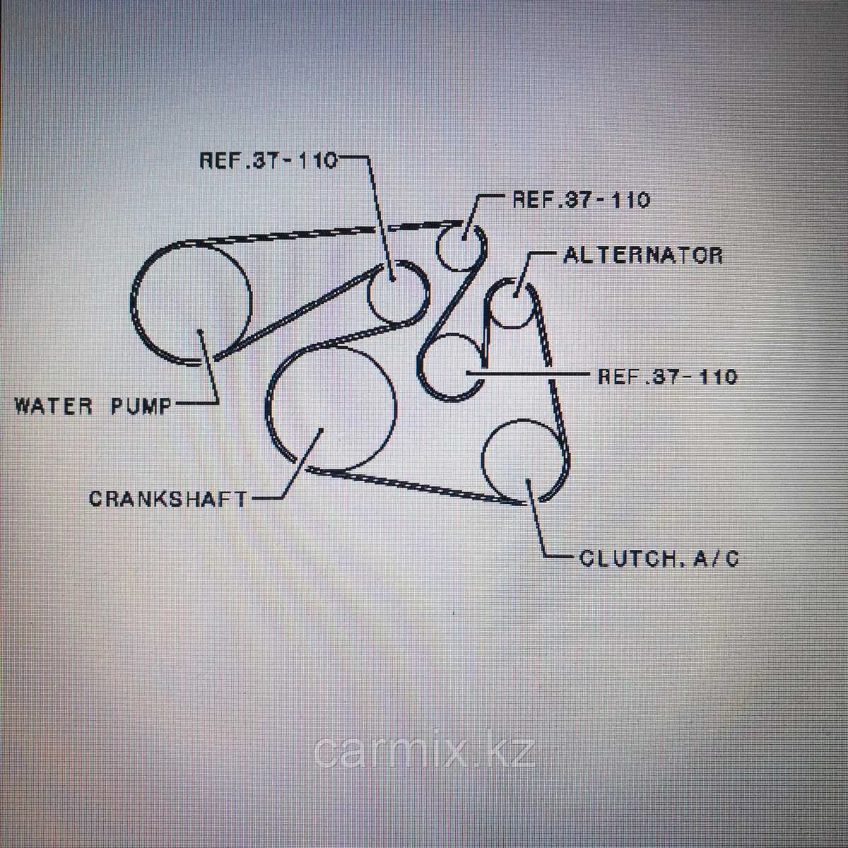 2016 mitsubishi outlander serpentine belt diagram
