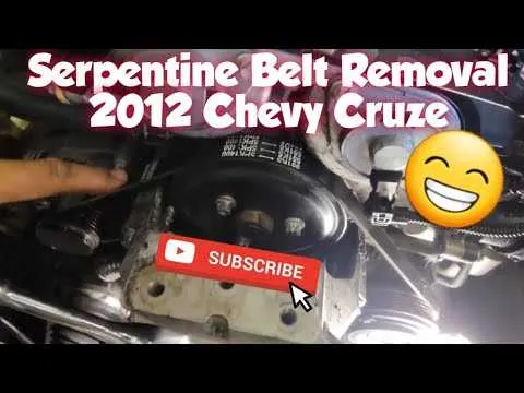 2017 chevy cruze serpentine belt diagram
