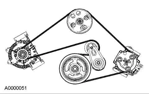 2017 ford escape belt diagram