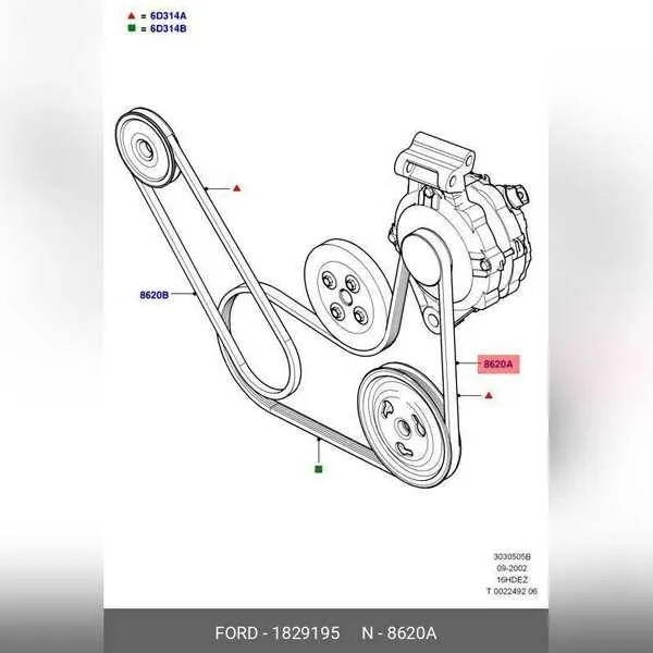 2017 ford fusion belt diagram