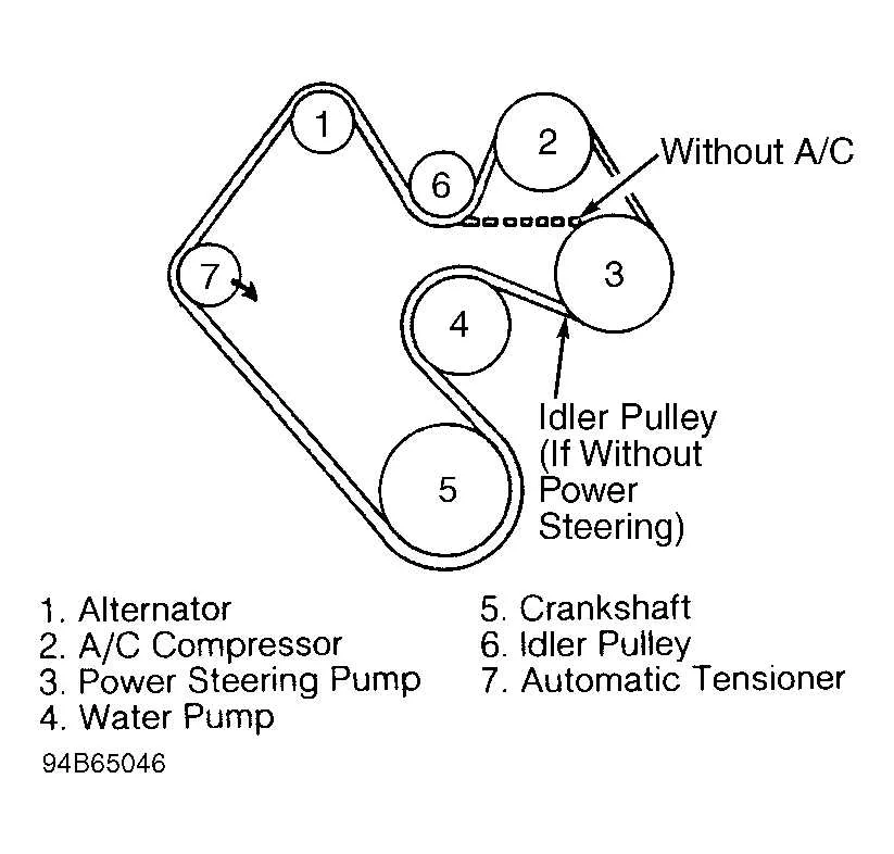2017 jeep wrangler serpentine belt diagram