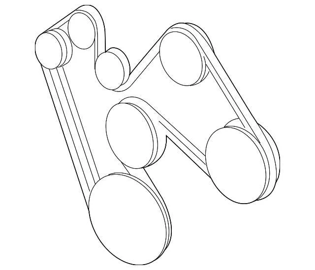 2017 mitsubishi outlander serpentine belt diagram