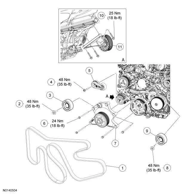 2018 6.7 cummins serpentine belt diagram