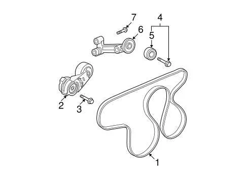 2018 chevy colorado serpentine belt diagram