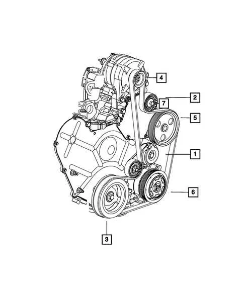 2018 dodge journey 2.4 belt diagram