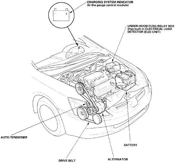 2018 honda accord serpentine belt diagram