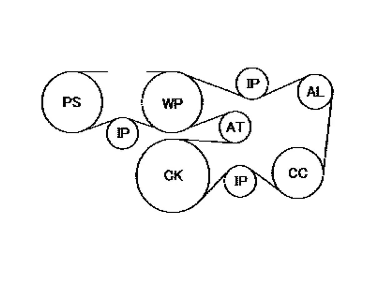 2018 toyota rav4 serpentine belt diagram