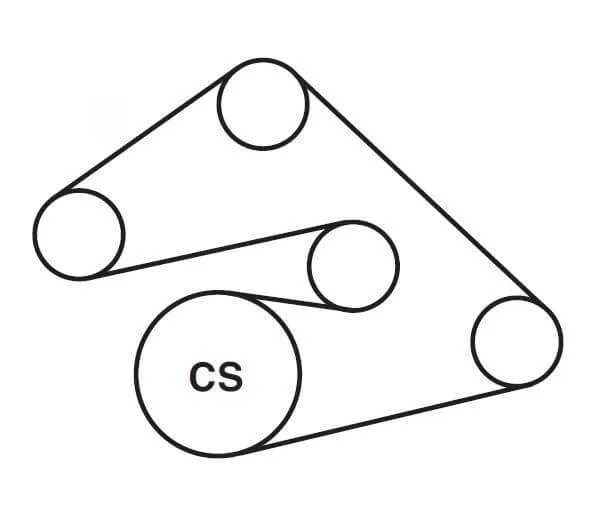 3.5 l 2008 chevy impala 3.5 serpentine belt diagram