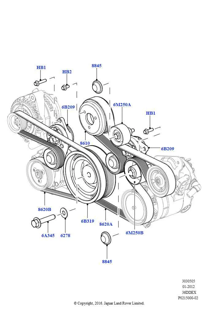 3.6 belt diagram