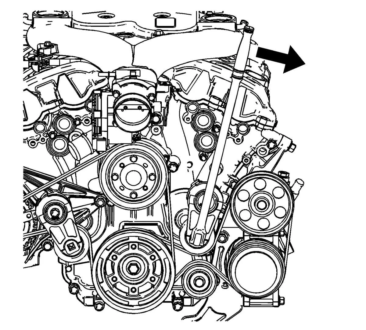 3.6 pentastar serpentine belt diagram