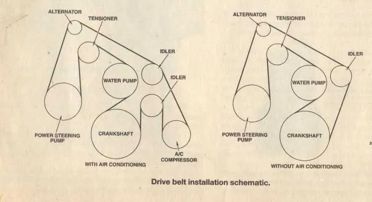 350z belt diagram