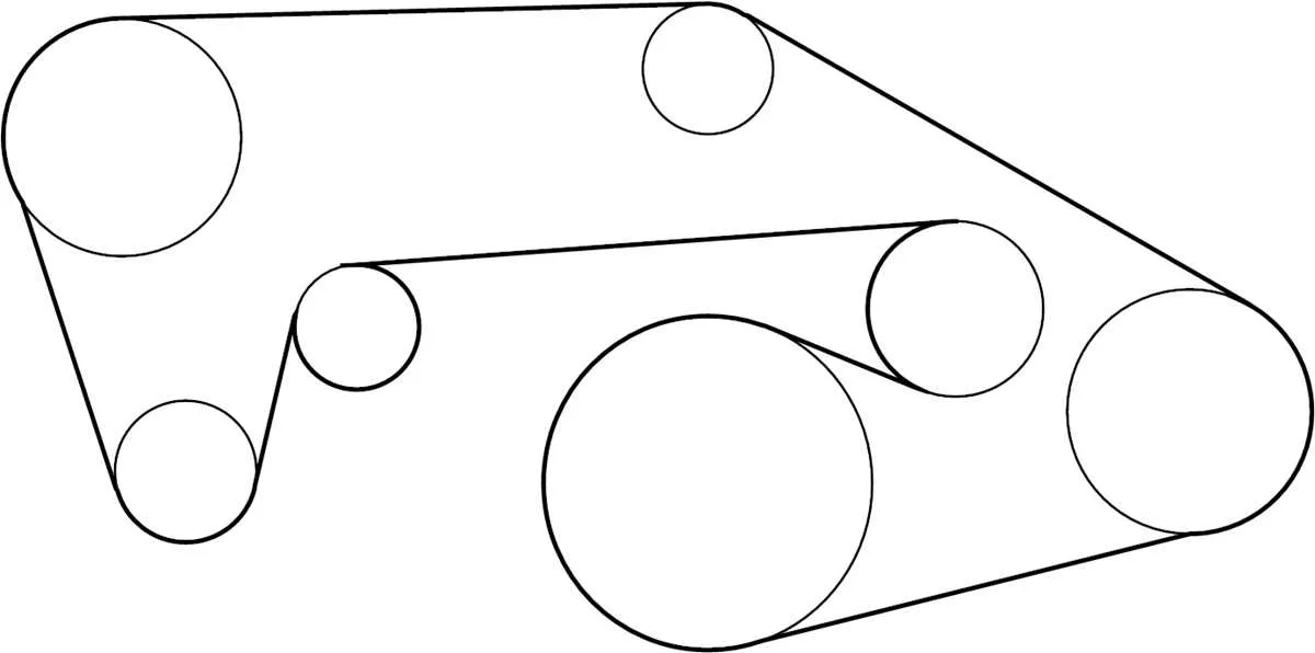 370z belt diagram