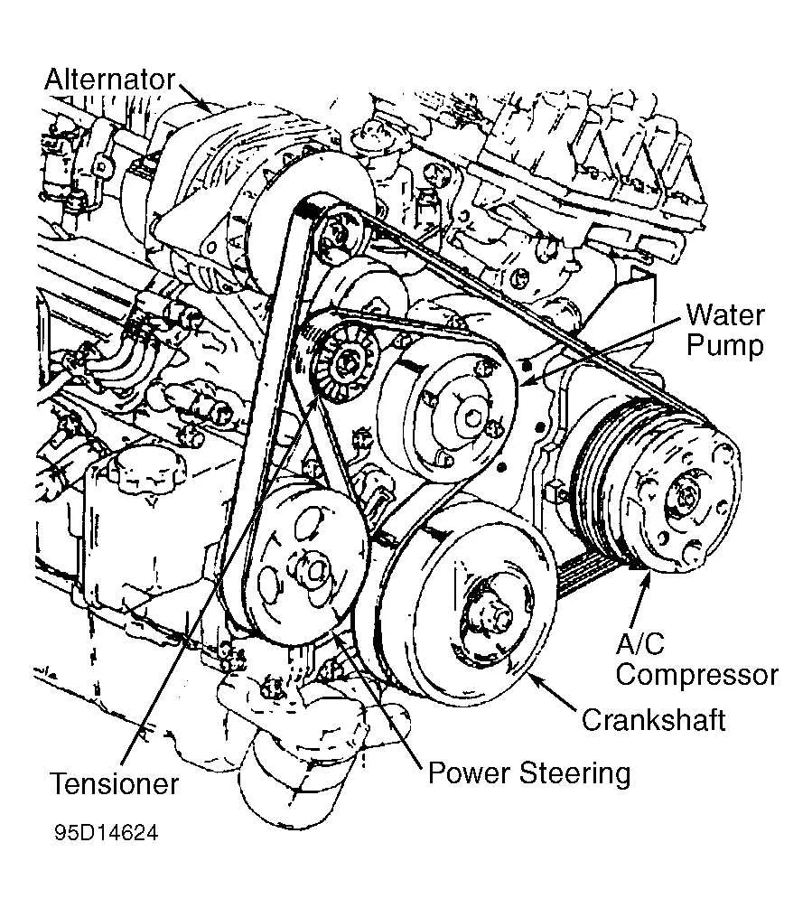 3800 supercharged belt diagram