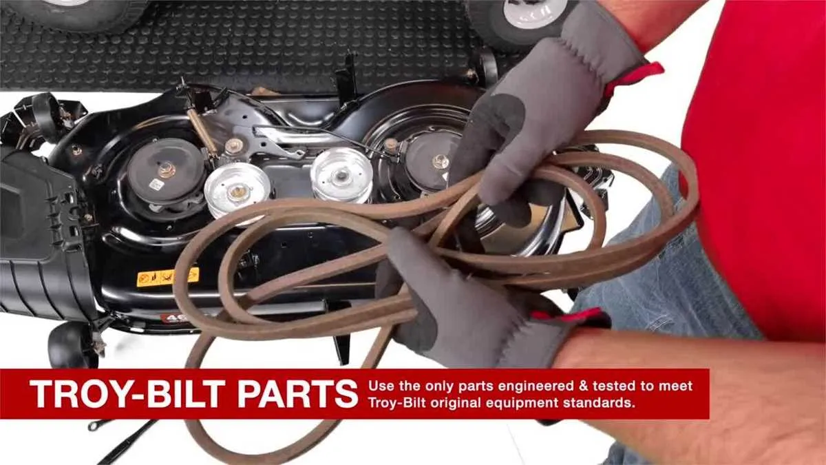 42 inch troy bilt bronco drive belt diagram