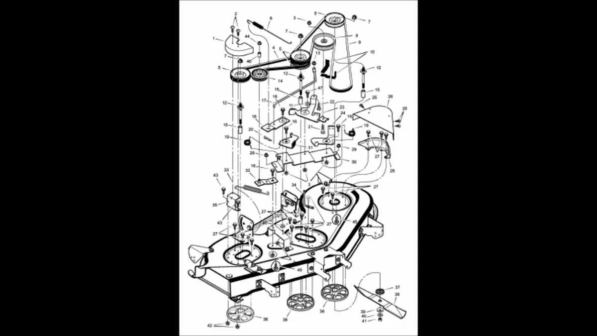 42 inch murray drive belt diagram
