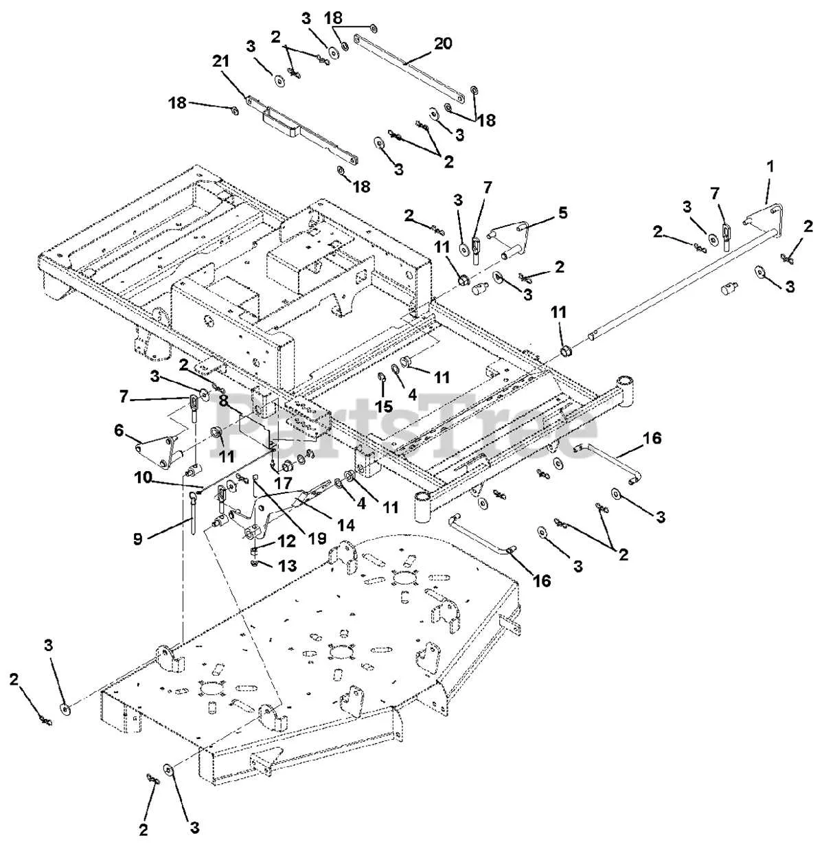 48 inch gravely mower deck belt diagram