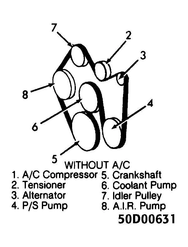 5.4 belt diagram without ac