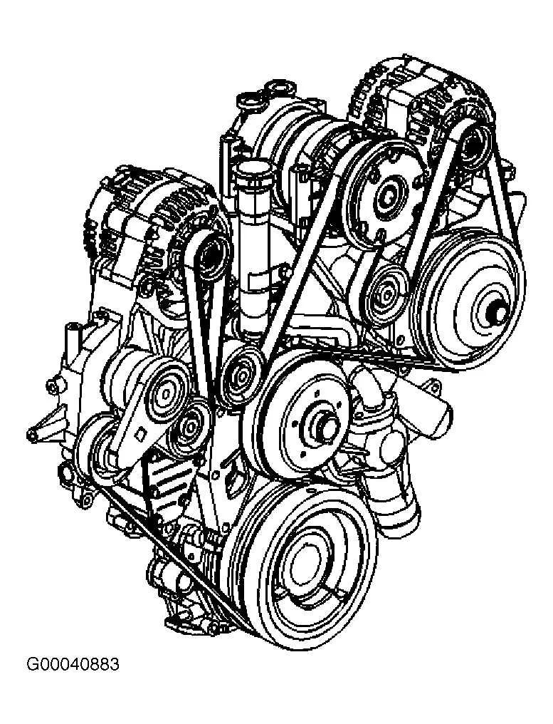 5.7 vortec serpentine belt diagram