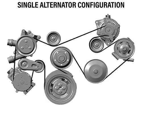 6.0 powerstroke belt diagram