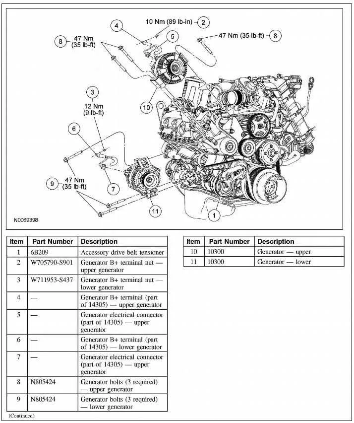 6.4 powerstroke serpentine belt diagram