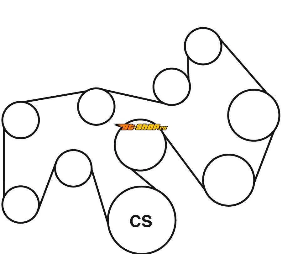 6.7 belt diagram