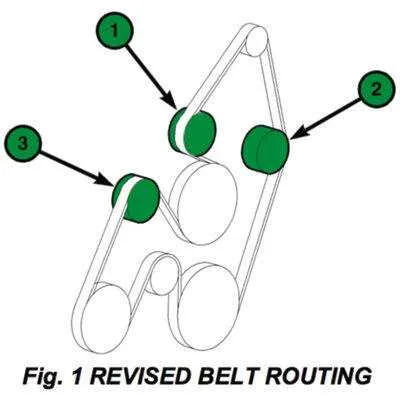 6.7 cummins serpentine belt diagram no ac