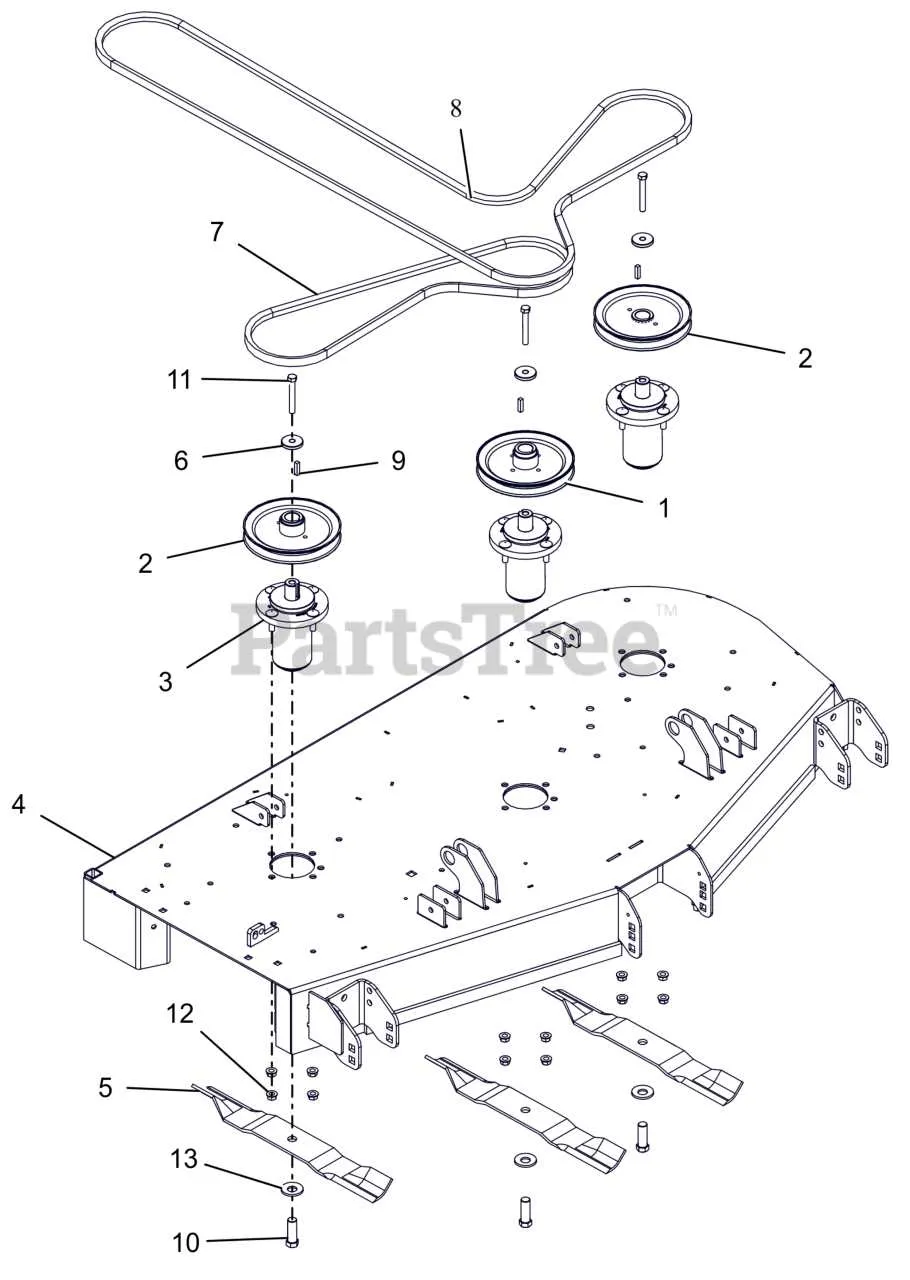 ariens edge 42 belt diagram