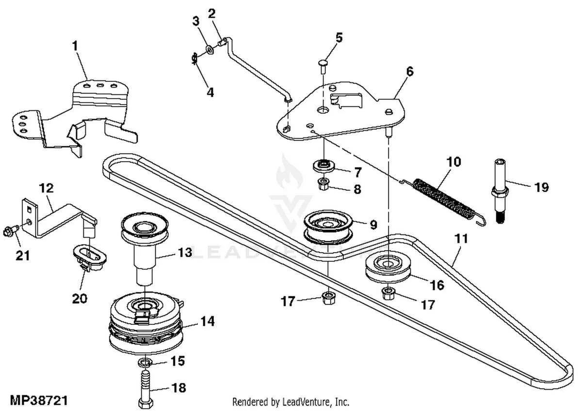 belt diagram for a john deere d140
