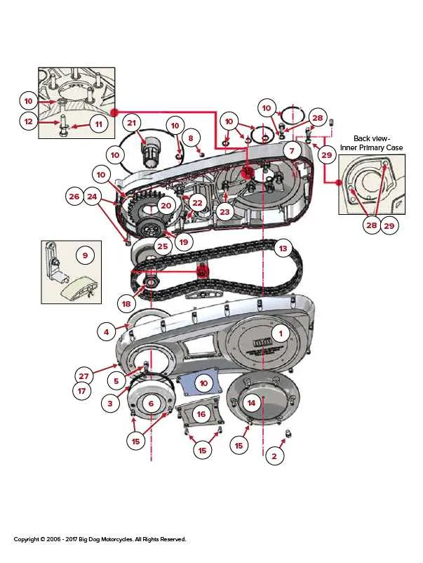 big dog alpha mp drive belt diagram