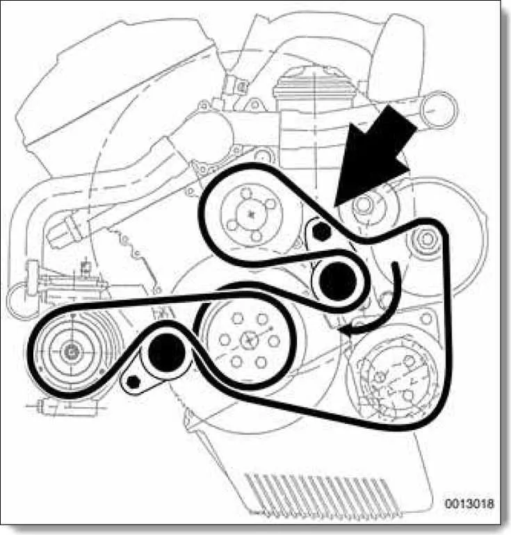 bmw e46 belt diagram